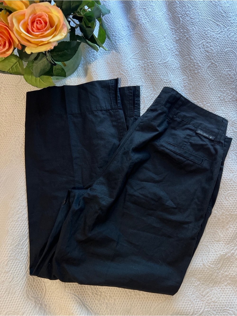 Vintage Billy Blues Black Trousers Pants Size 7
